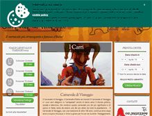 Tablet Screenshot of carnevale-viareggio.it